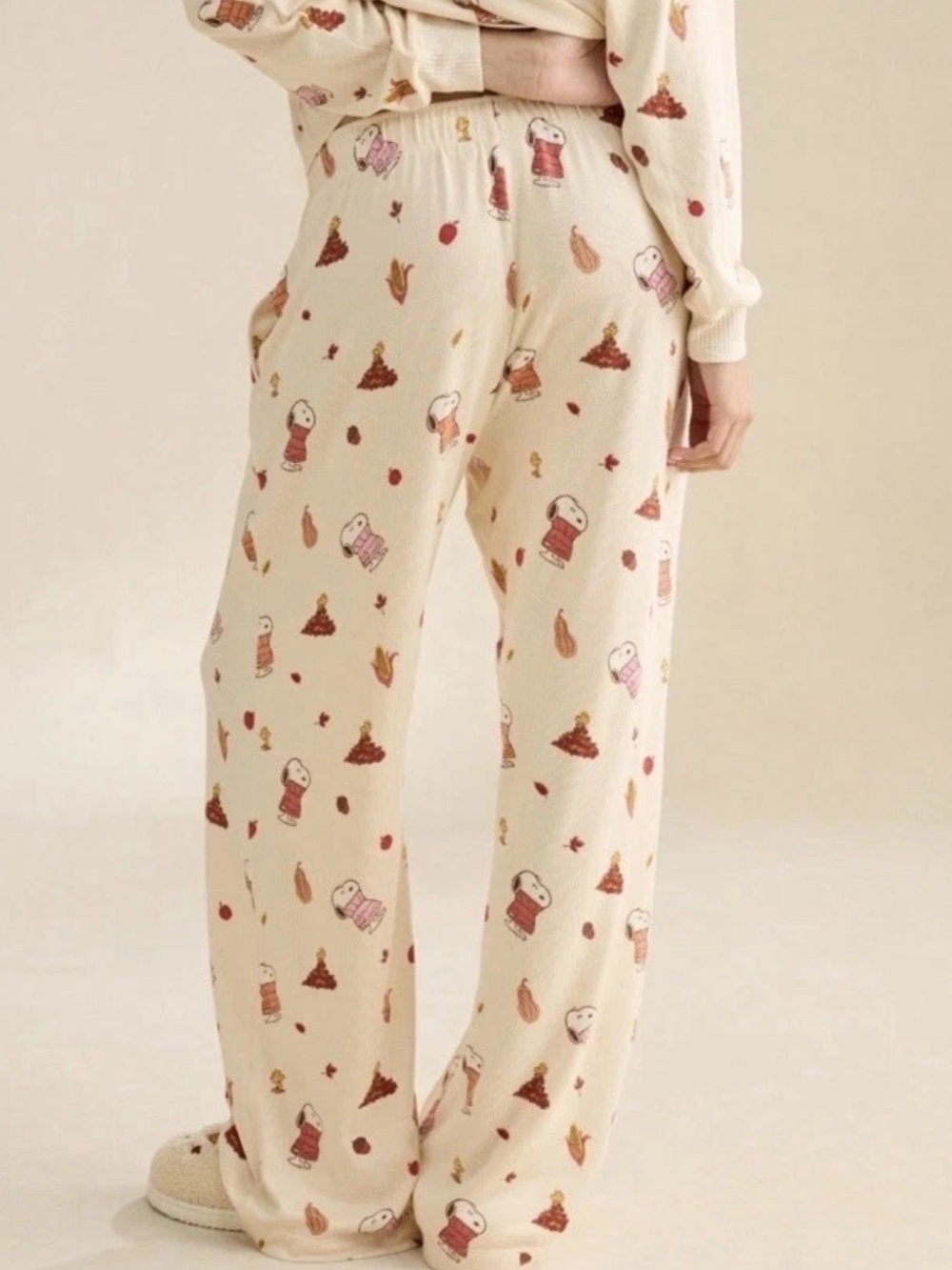 American Eagle AE Snoopy Peanuts Fall Pajamas PJ Set Sz Small - Picture 4 of 5